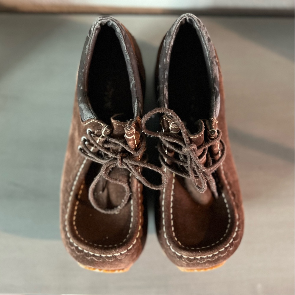 RARE Vintage Lower East Side Chunky Platform Loafers - Picture 3 of 11